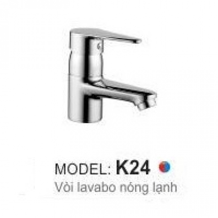 Vòi lavabo nóng lạnh K24