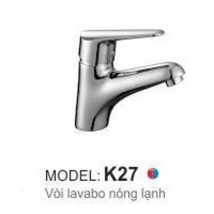 Vòi lavabo nóng lạnh K27